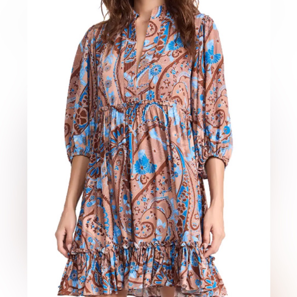 Figue Danica Dress in Paisley Mesa Brown / L